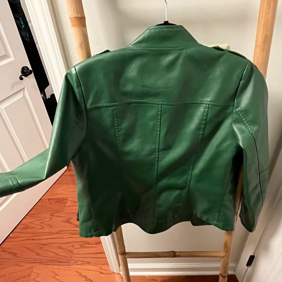 Like new: Vegan Leather Jacket - Picture 4 of 4
